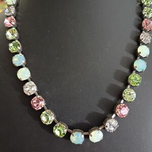 Elegant Multicolor Crystal Necklace